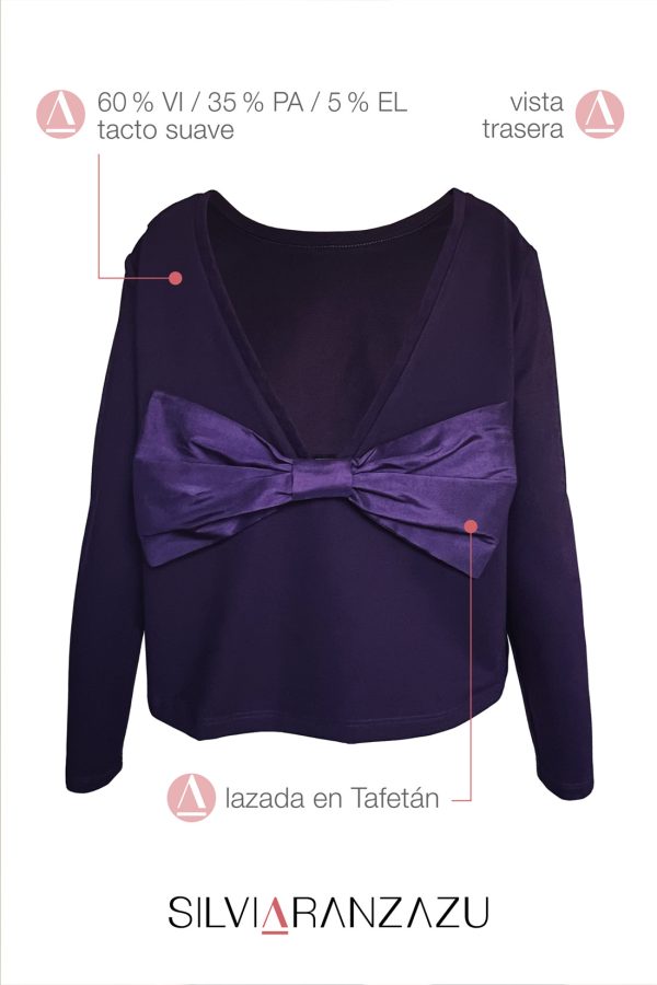 SUDADERA TAFETÁN VIOLET - Imagen 5