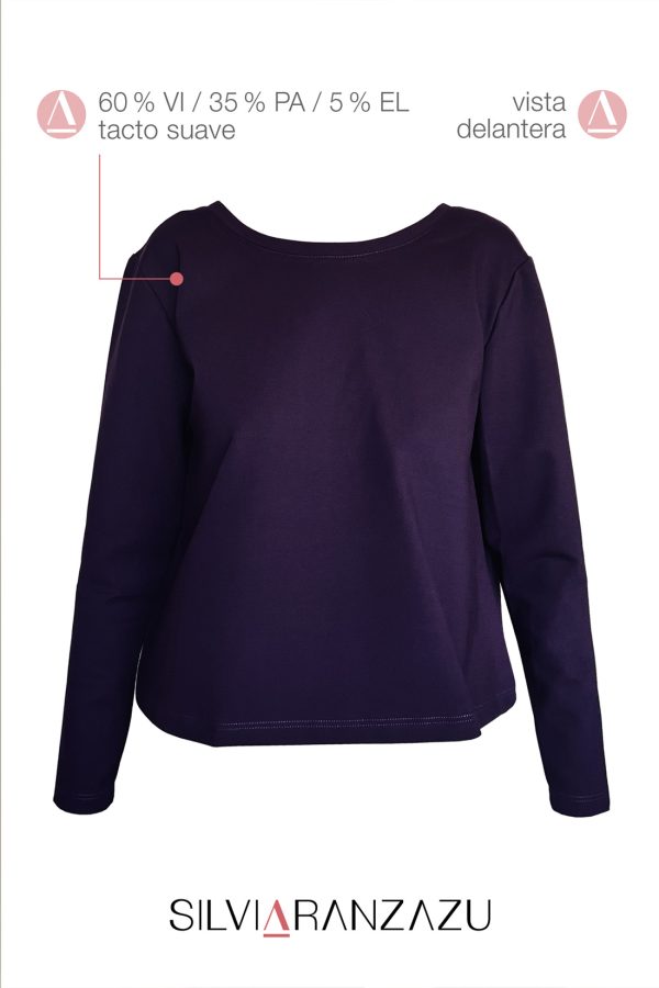 SUDADERA TAFETÁN VIOLET - Imagen 4