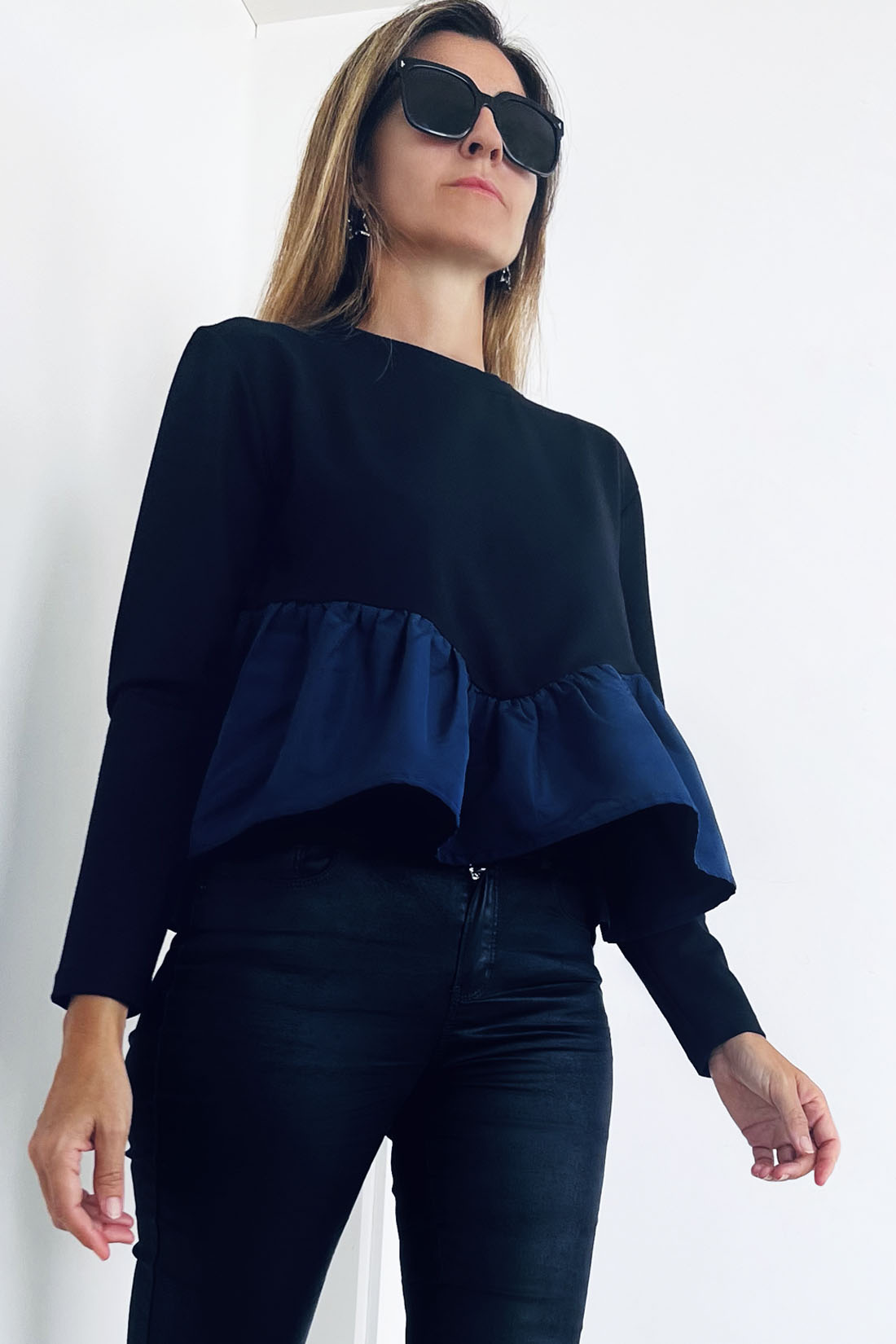 SUDADERA TAFETÁN BLUE